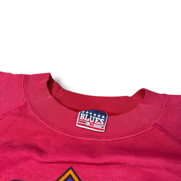 Vintage 80s/90s London Street Signs Crewneck Sweatshirt Made in Portugal Sz L - Picture 2 of 8